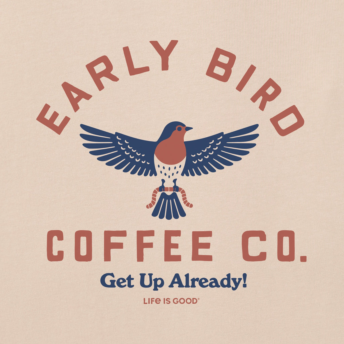 Women's Early Bird Coffee Co. Short Sleeve Crusher Boxy Tee