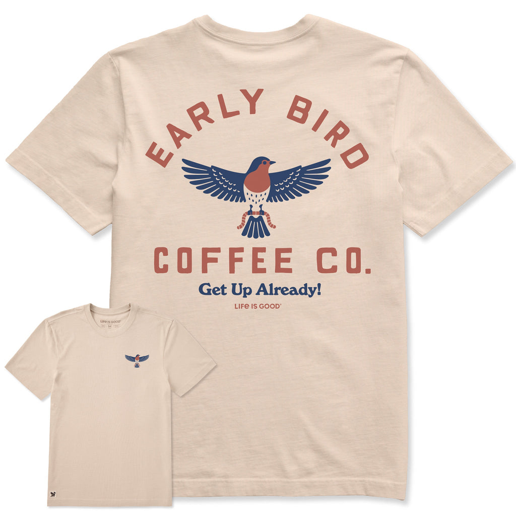 Men's Early Bird Coffee Co. Short Sleeve Crusher Tee