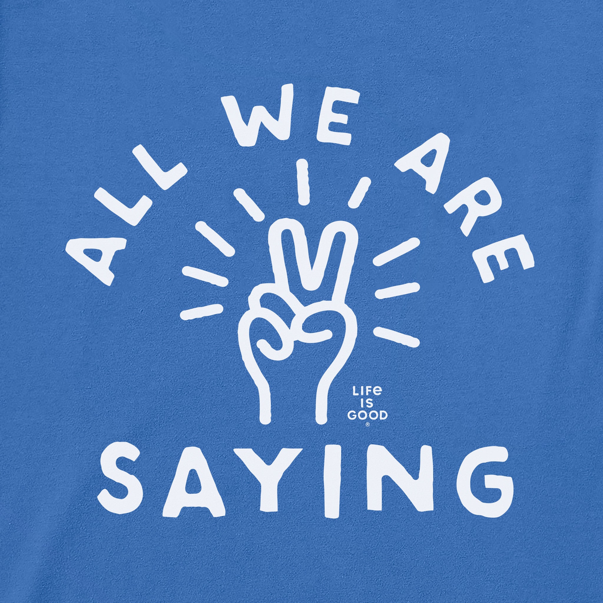 Women's All We Are Saying Short Sleeve Crusher Boxy Tee