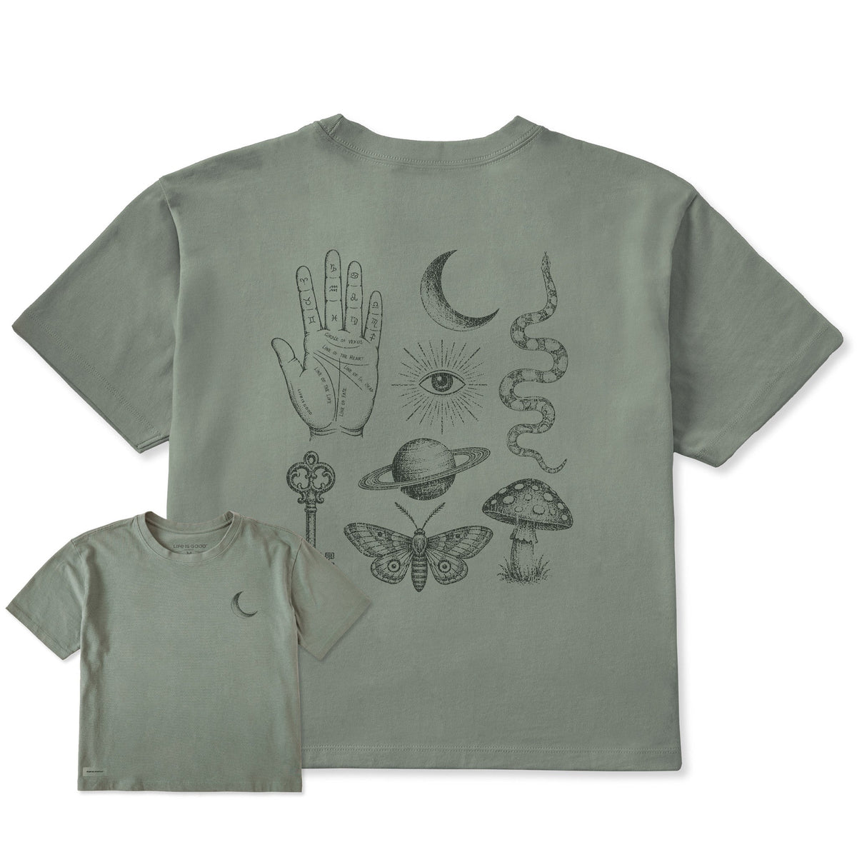 Women's Mystical Medley Short Sleeve Crusher Boxy Tee