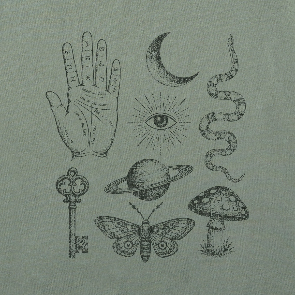Women's Mystical Medley Short Sleeve Crusher Boxy Tee