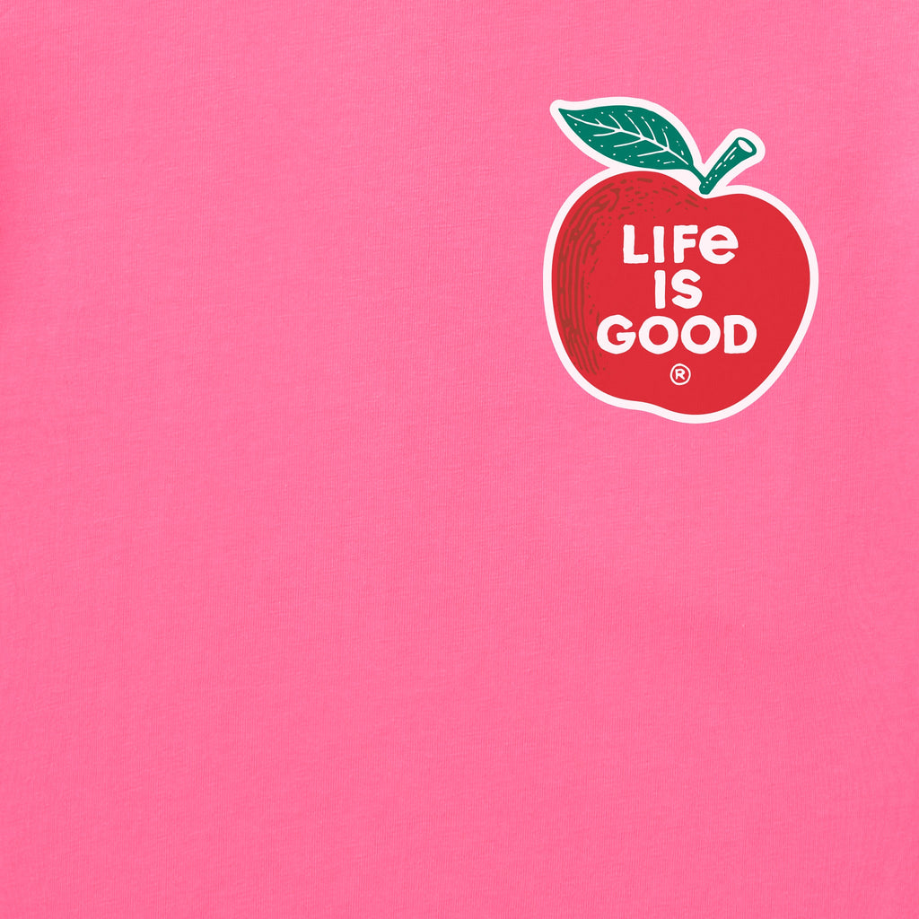 Women's Fruit Labels Short Sleeve Crusher Boxy Tee