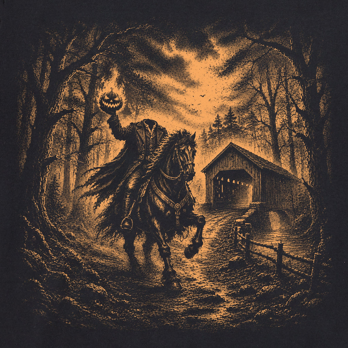 Men's Headless Horseman Long Sleeve Crusher Tee