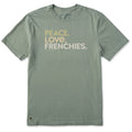 Men's Peace Love Frenchies Short Sleeve Crusher Tee