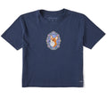 Women's Corgi Frame Short Sleeve Crusher Boxy Tee