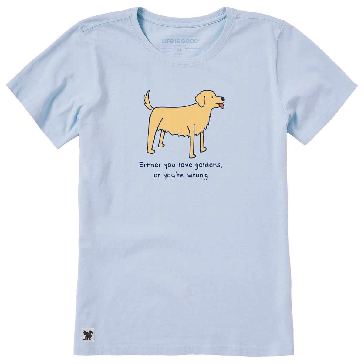 Women's Either You Love Goldens Short Sleeve Crusher Tee