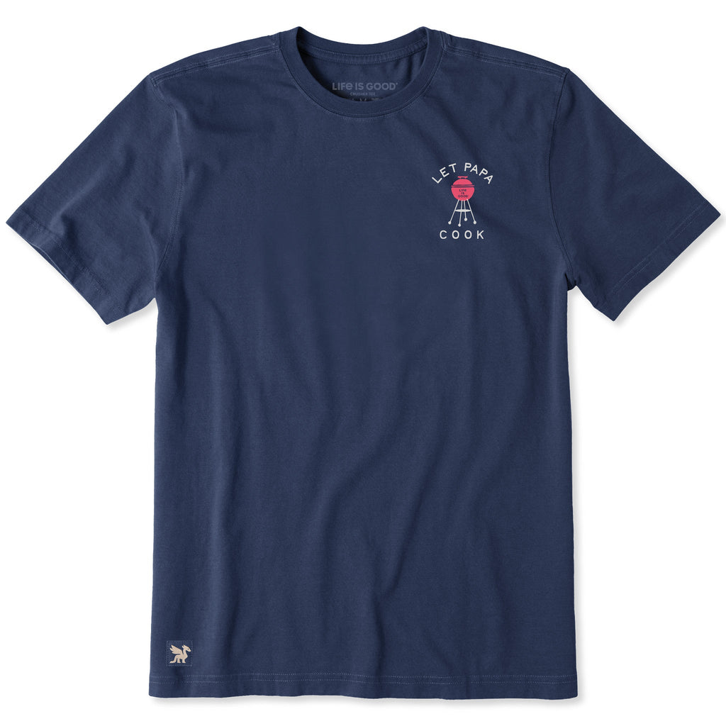 Men's Let Papa Cook Short Sleeve Crusher Tee