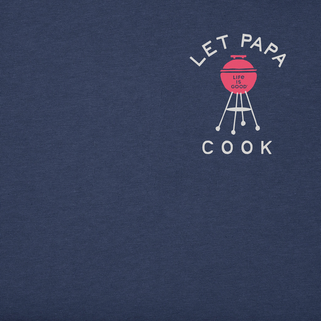 Men's Let Papa Cook Short Sleeve Crusher Tee