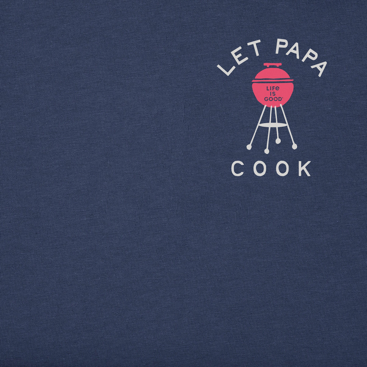 Men's Let Papa Cook Short Sleeve Crusher Tee