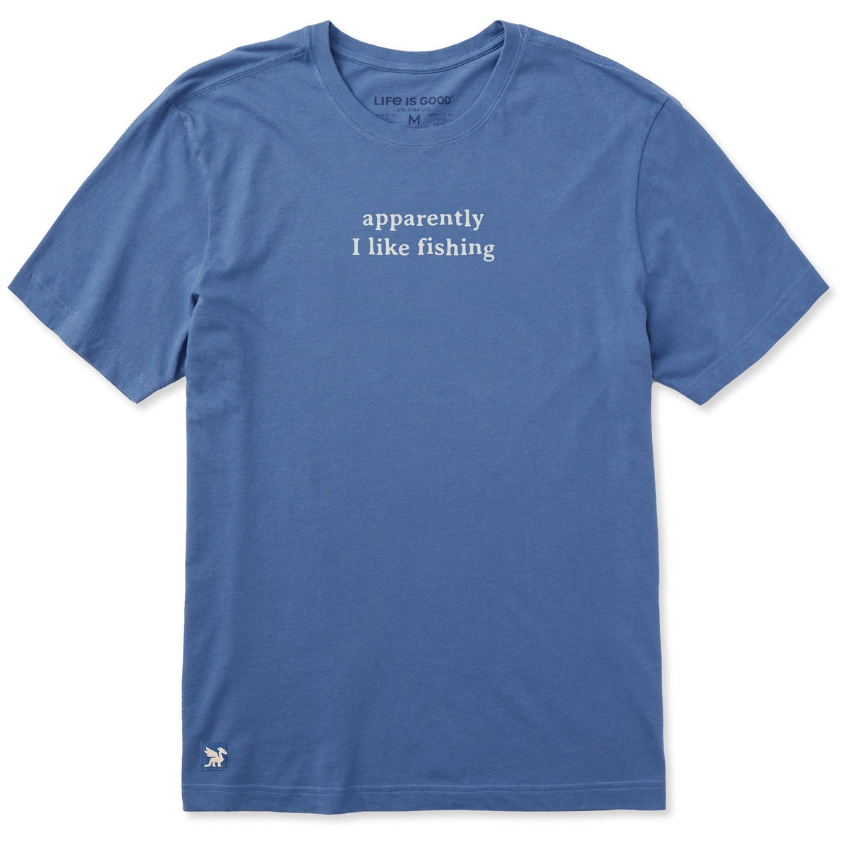 Men's Apparently I Like Fishing Short Sleeve Crusher Tee