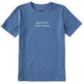 Kids Apparently I Like Fishing Short Sleeve Crusher Tee