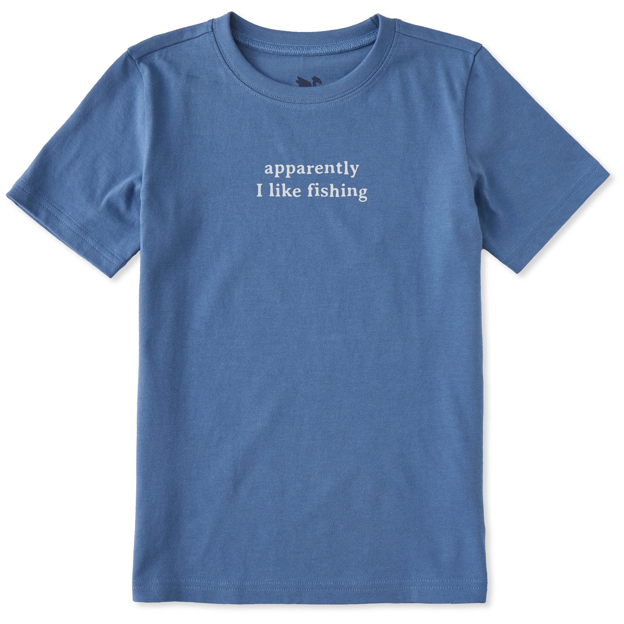 Kids Apparently I Like Fishing Short Sleeve Crusher Tee