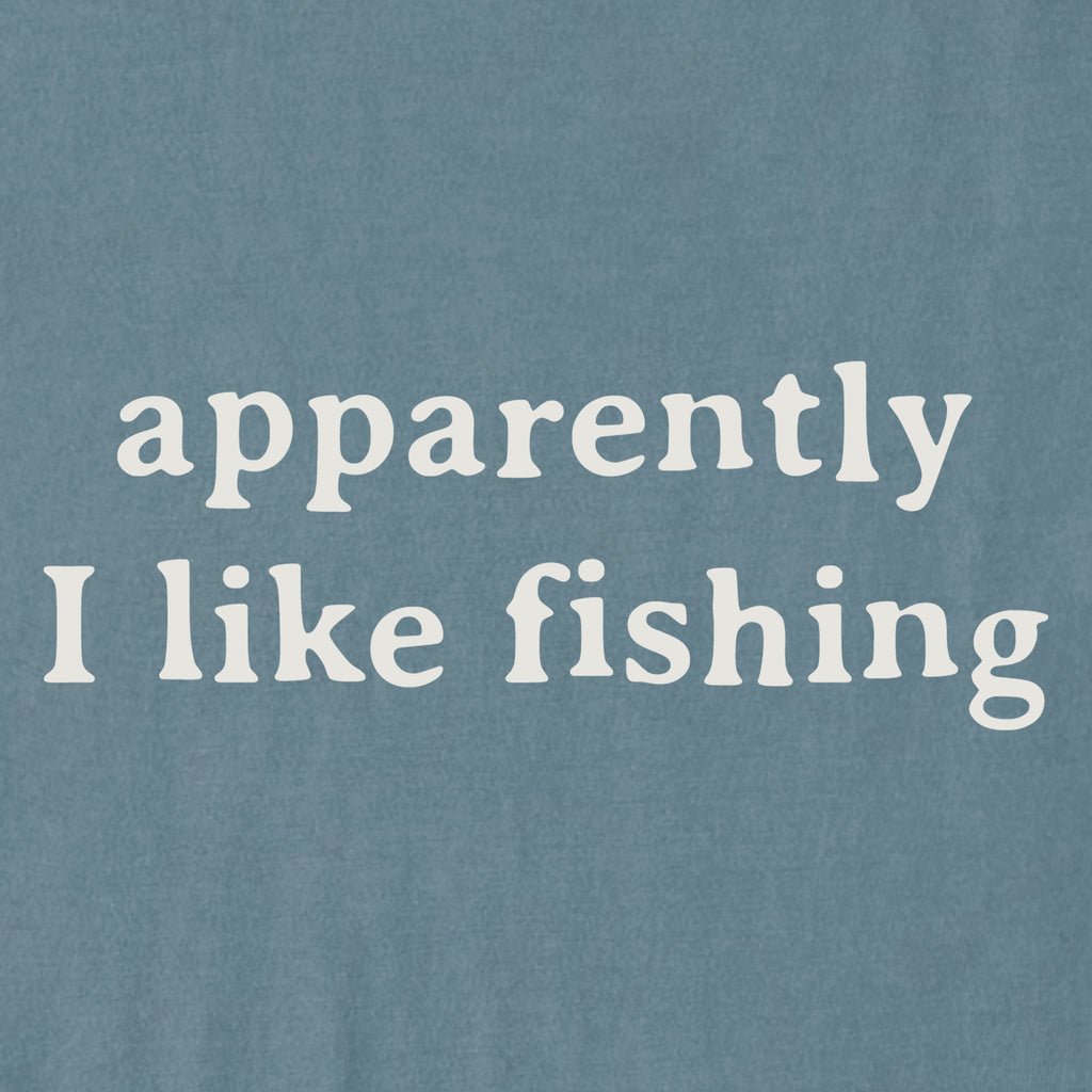 Women's Apparently I Like Fishing Short Sleeve Crusher Boxy Tee