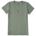 Women's Moose Coffee Short Sleeve Crusher Tee