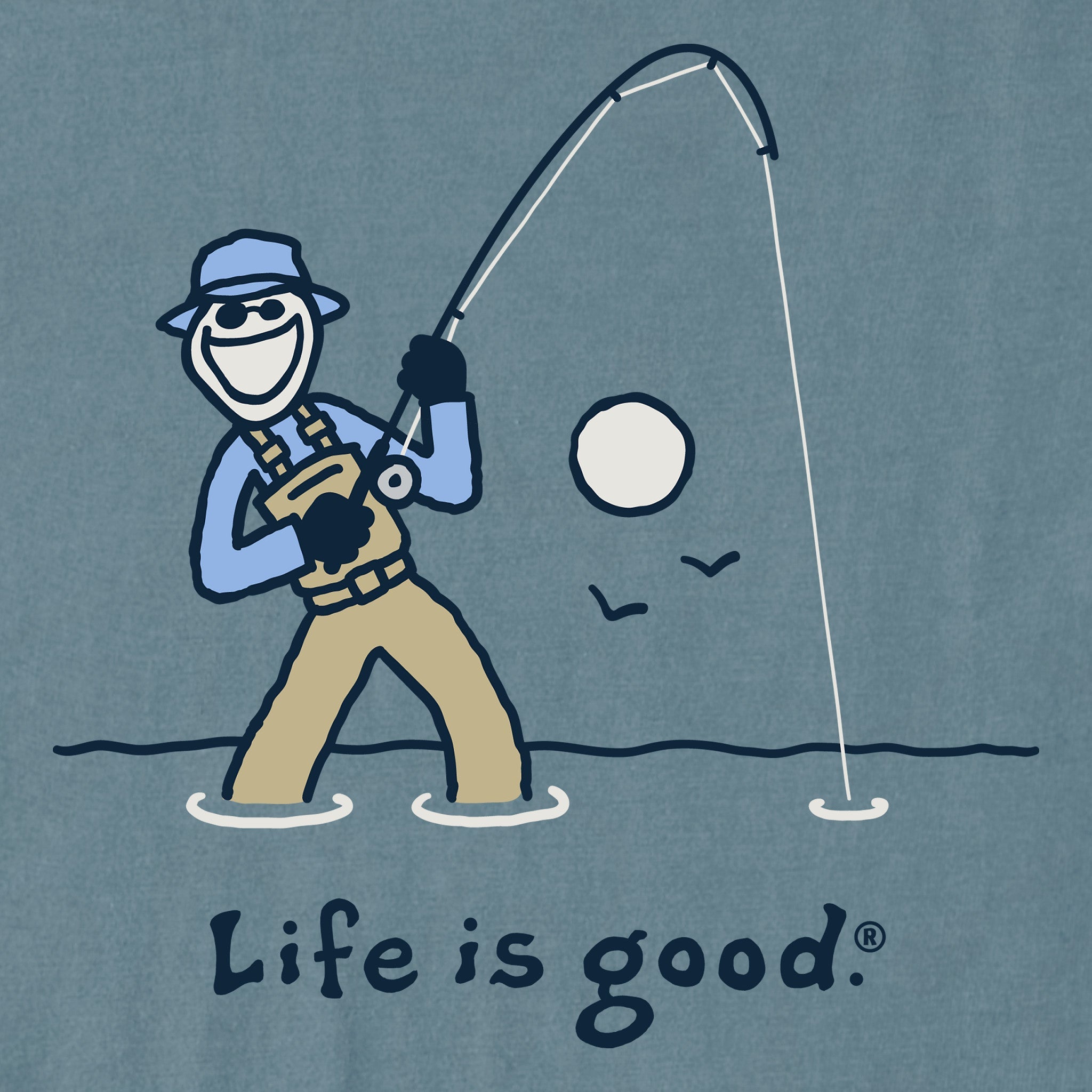 Women's Jake Reeling It In Short Sleeve Crusher Tee
