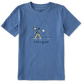 Kids Jake Reeling It In Short Sleeve Crusher Tee