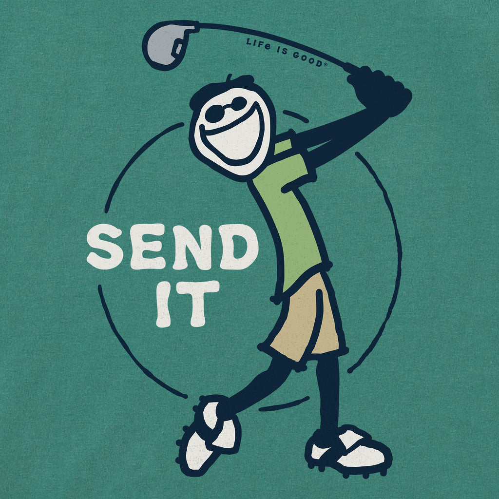 Women's Send It Jake Golf Short Sleeve Crusher Tee