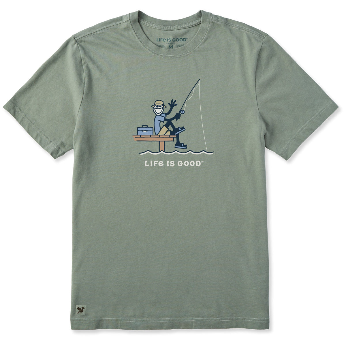 Men's Jake Fishing Dock Short Sleeve Crusher Tee