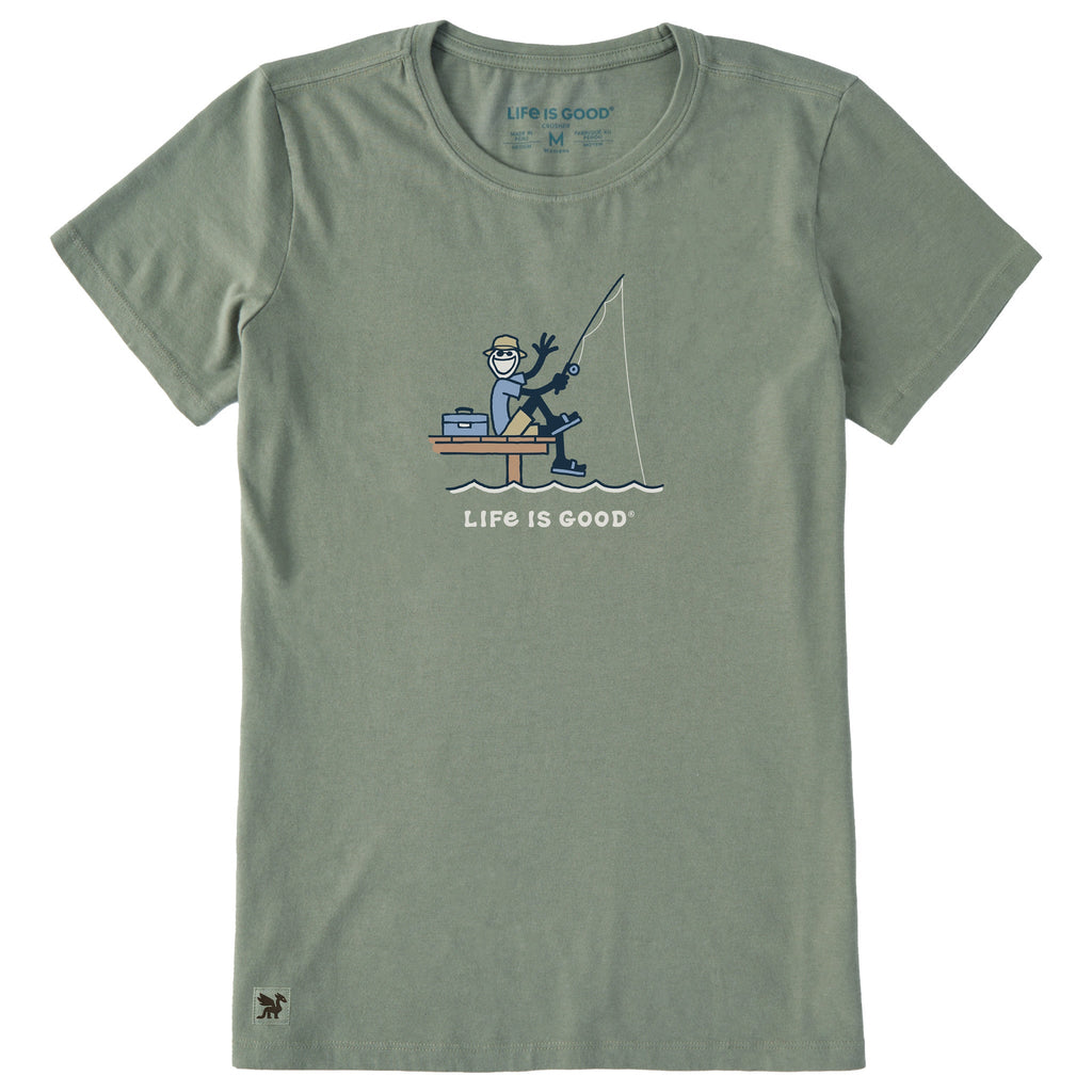 Women's Jake Fishing Dock Short Sleeve Crusher Tee
