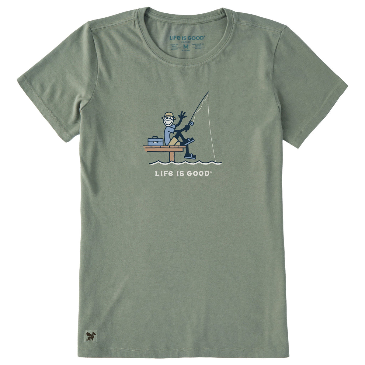 Women's Jake Fishing Dock Short Sleeve Crusher Tee