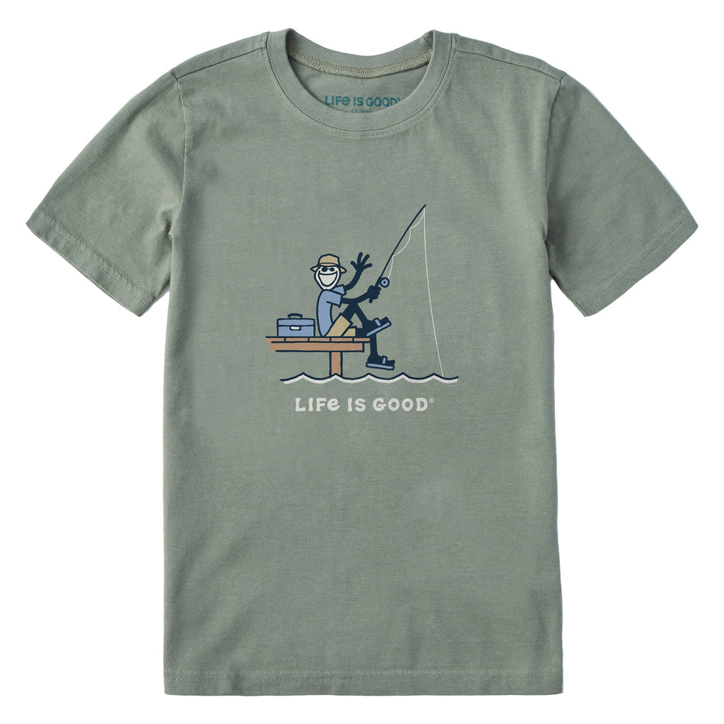 Kids Jake Fishing Dock Short Sleeve Crusher Tee