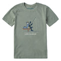 Kids Jake Fishing Dock Short Sleeve Crusher Tee