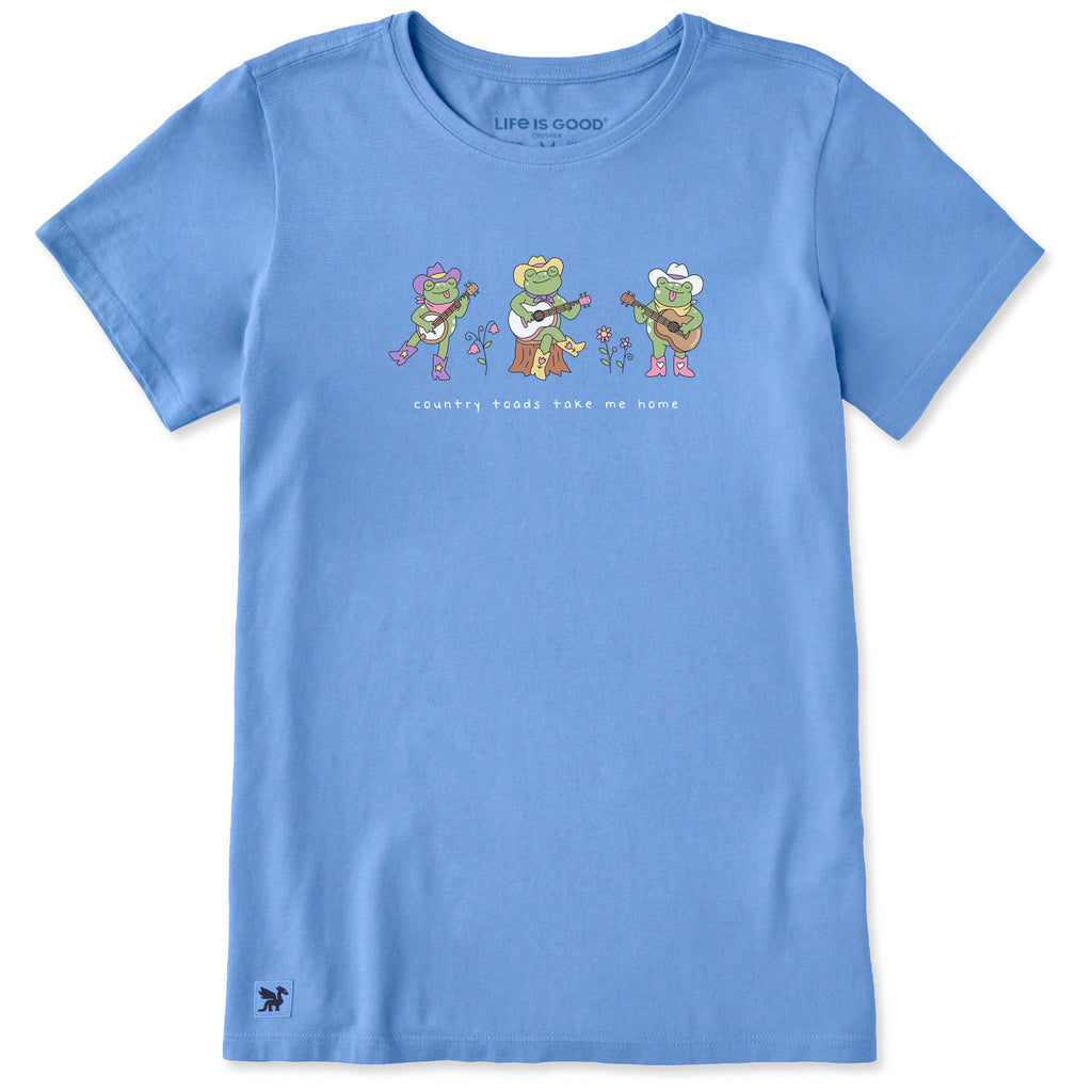 Women's Country Toads Take Me Home Short Sleeve Crusher Tee