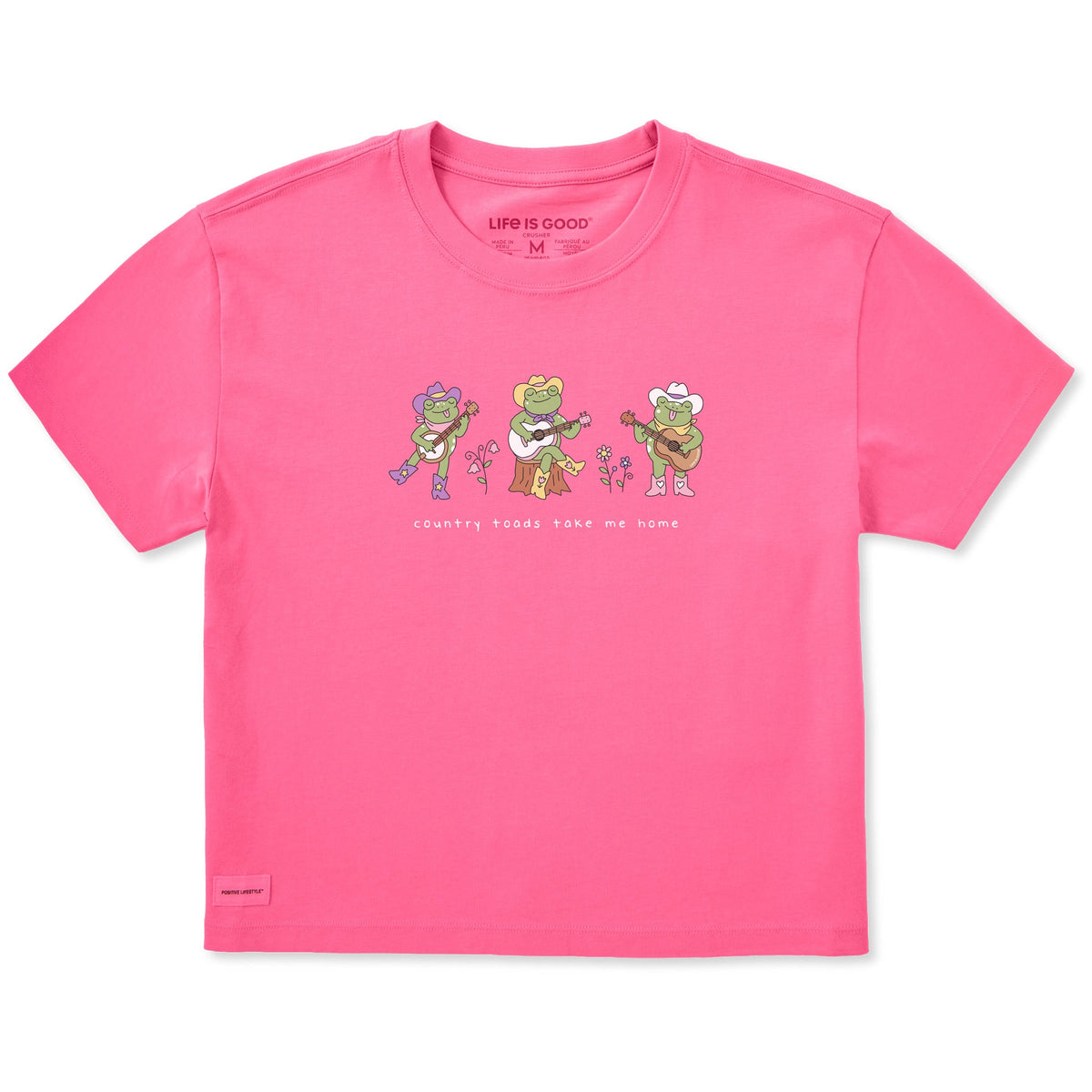 Women's Country Toads Take Me Home Short Sleeve Crusher Boxy Tee