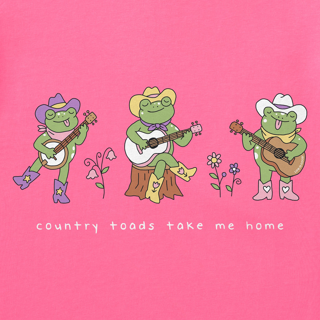 Women's Country Toads Take Me Home Short Sleeve Crusher Boxy Tee