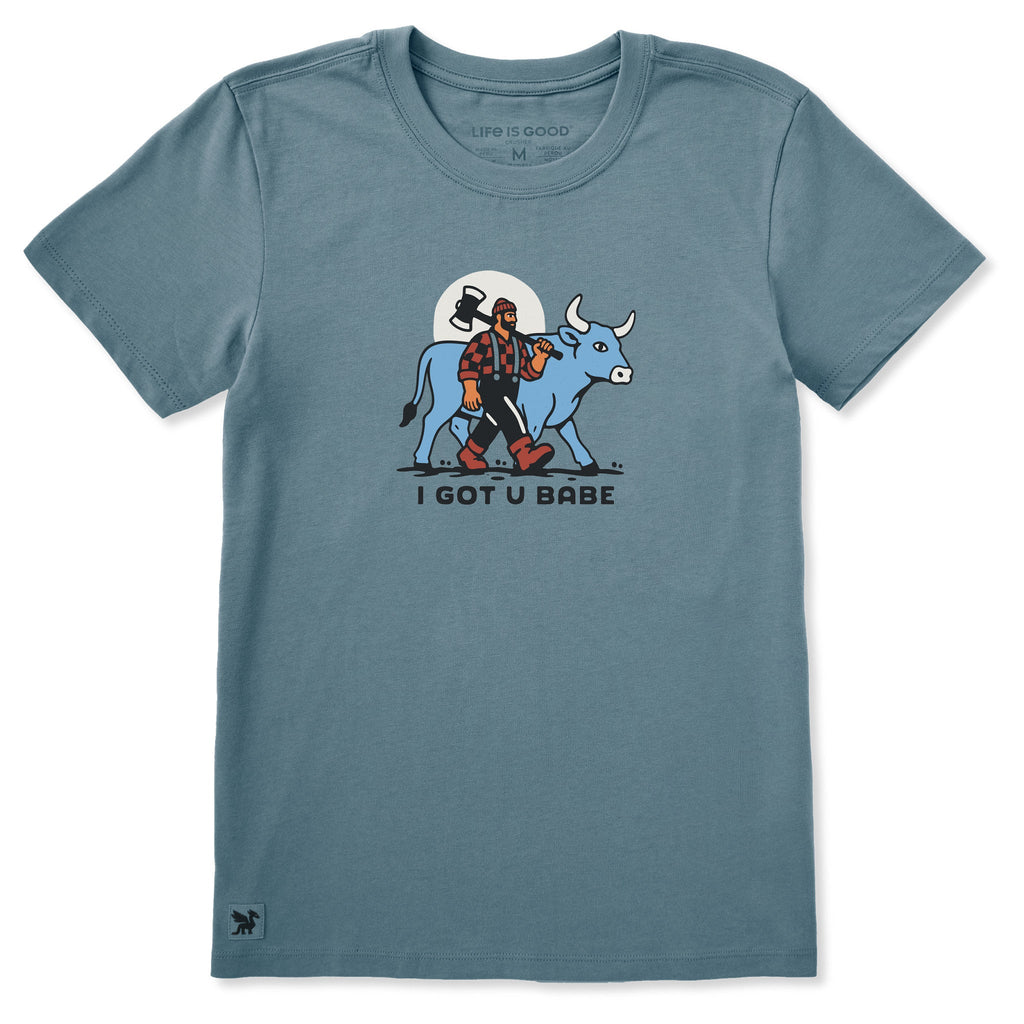 Women's I Got U Babe Paul Bunyan Short Sleeve Crusher Tee