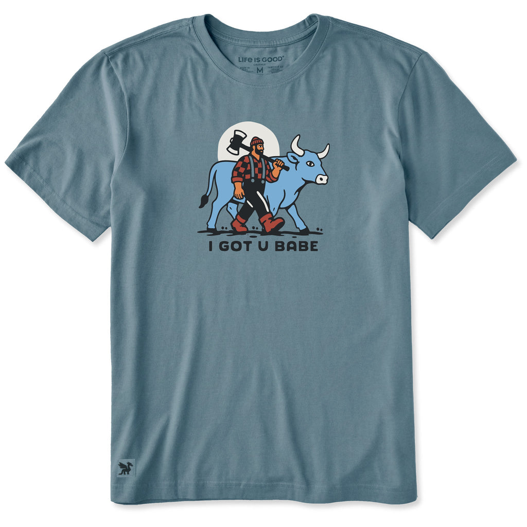 Men's I Got U Babe Paul Bunyan Short Sleeve Crusher Tee