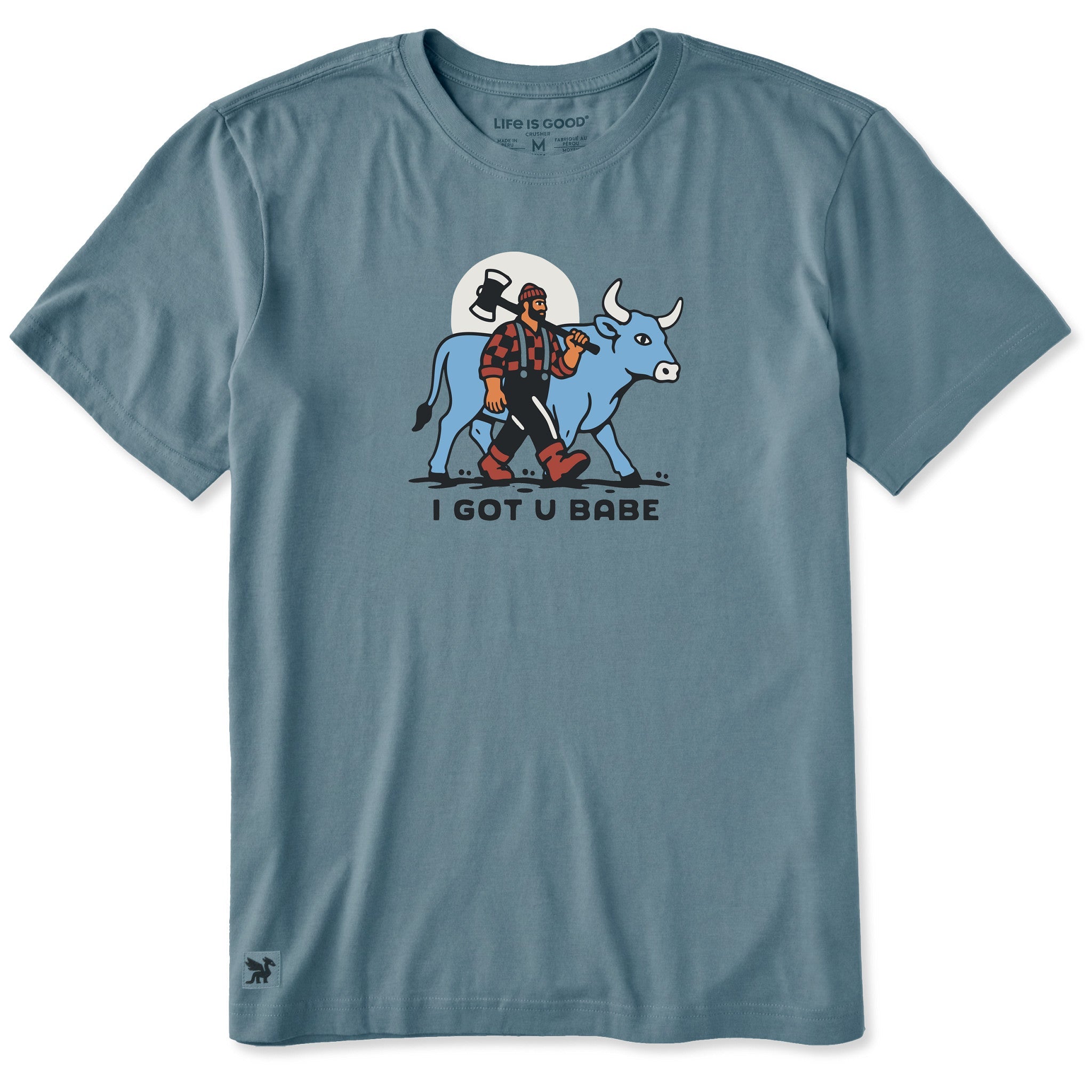 Men's I Got U Babe Paul Bunyan Short Sleeve Crusher Tee