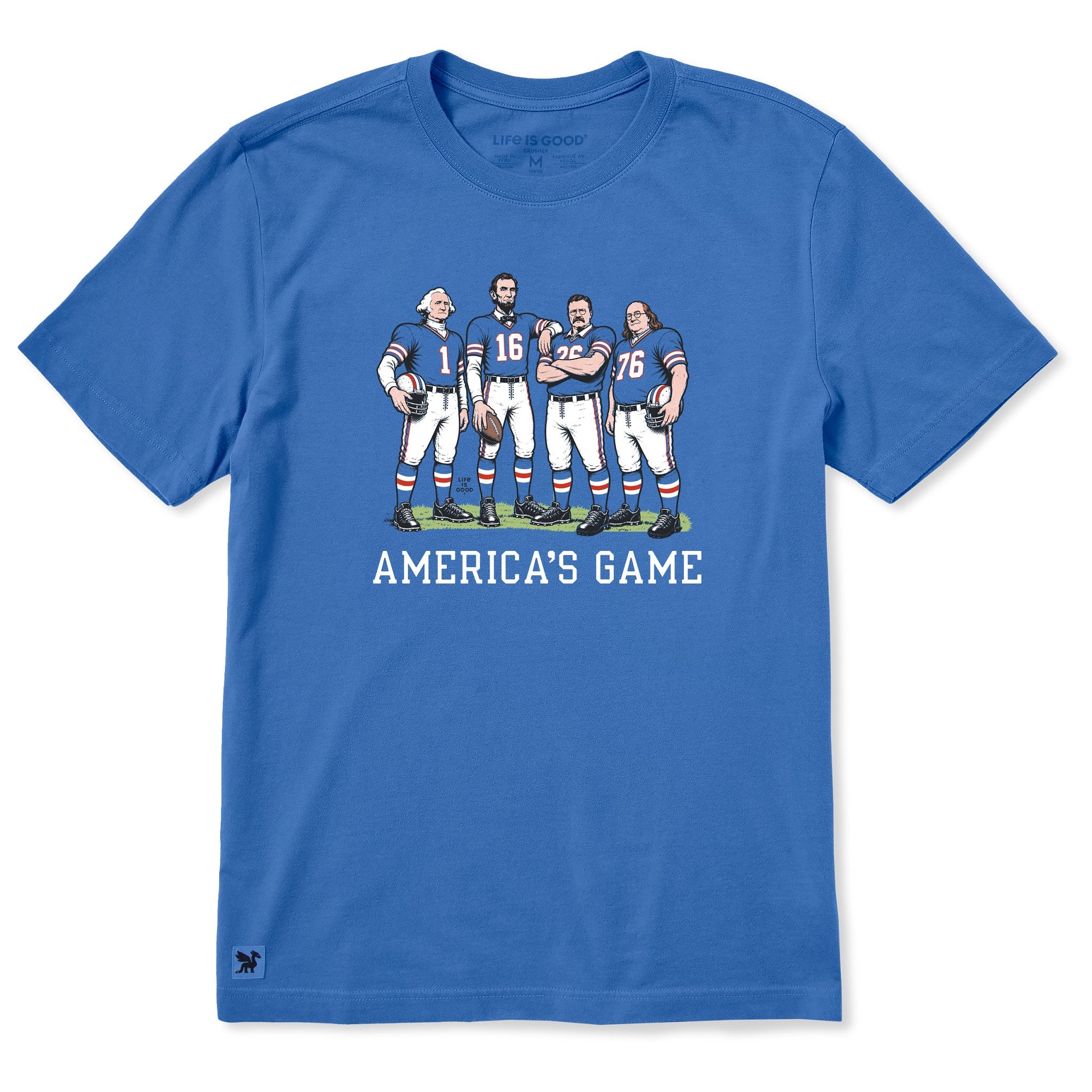 Men's America's Game Founders Short Sleeve Crusher Tee