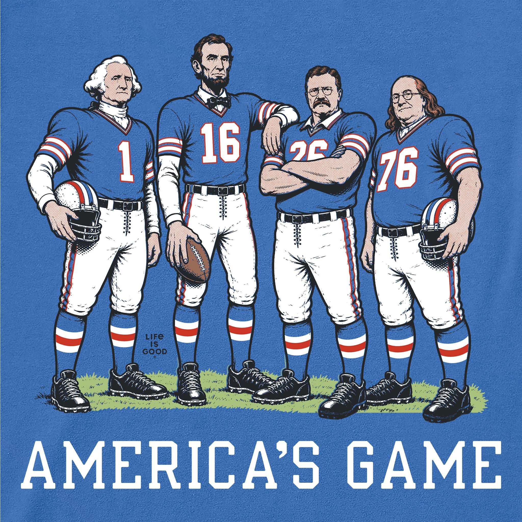 Men's America's Game Founders Short Sleeve Crusher Tee