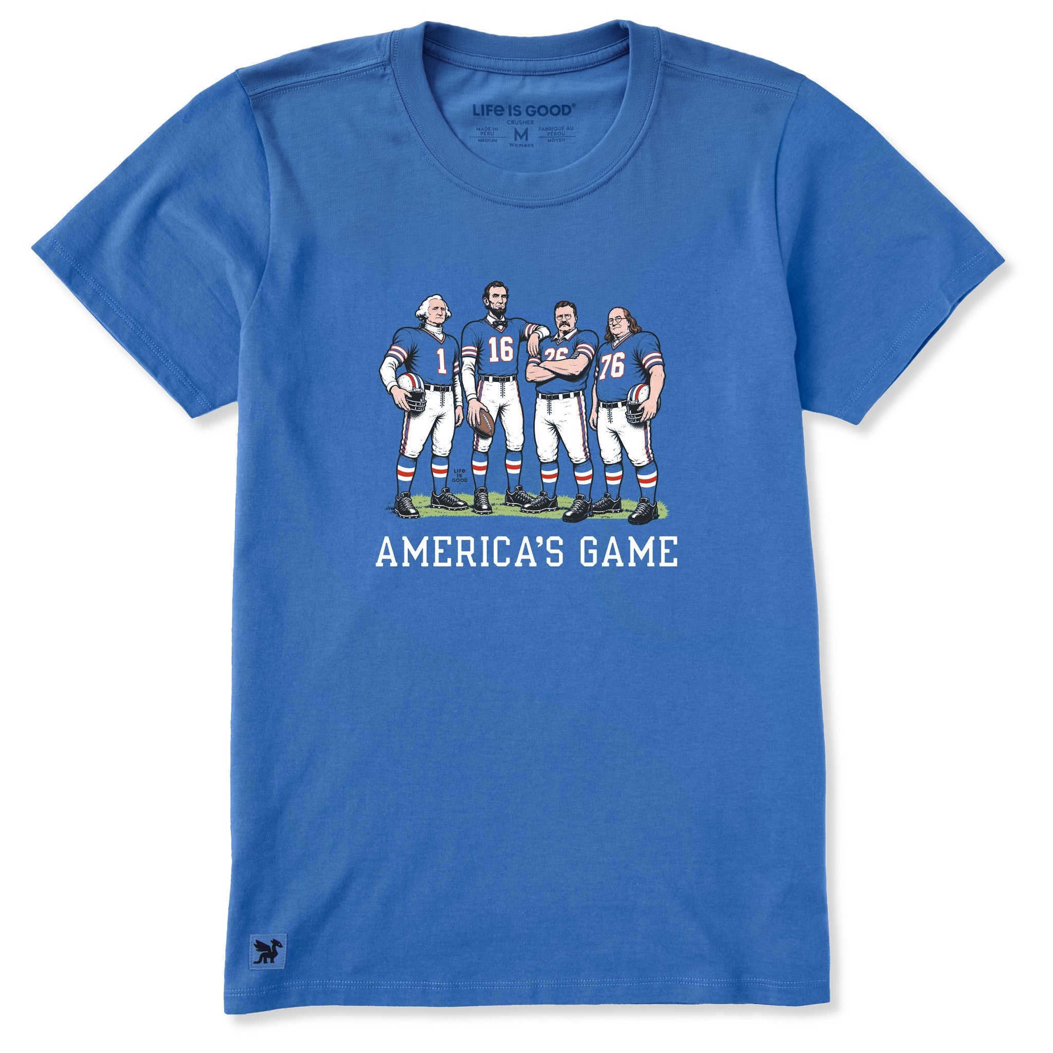 Women's America's Game Founders Short Sleeve Crusher Tee