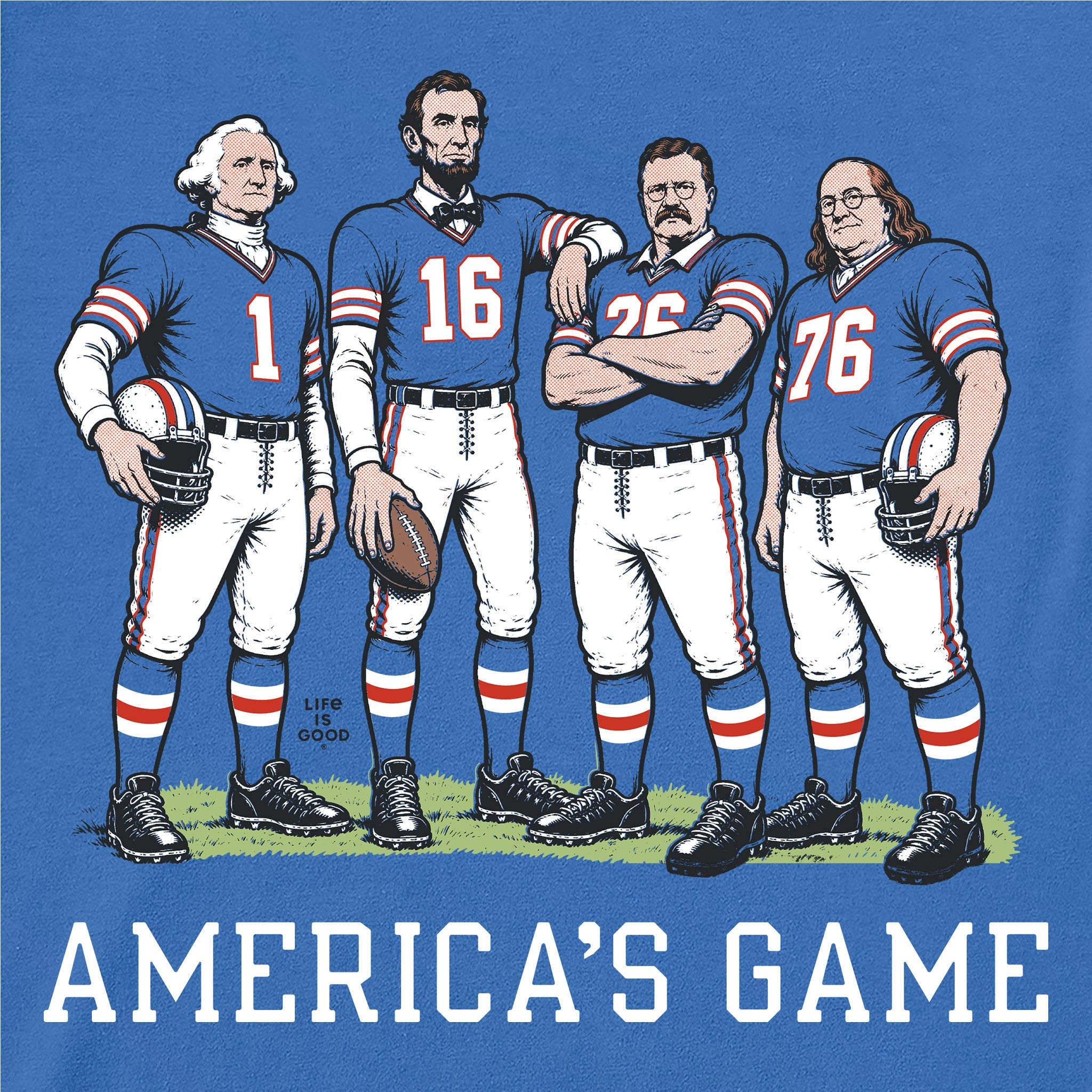 Women's America's Game Founders Short Sleeve Crusher Boxy Tee
