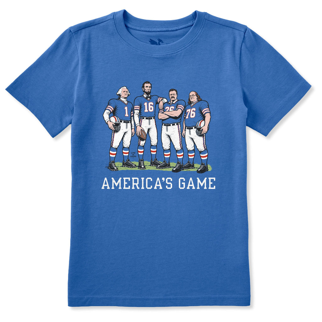 Kids America's Game Founders Short Sleeve Crusher Tee
