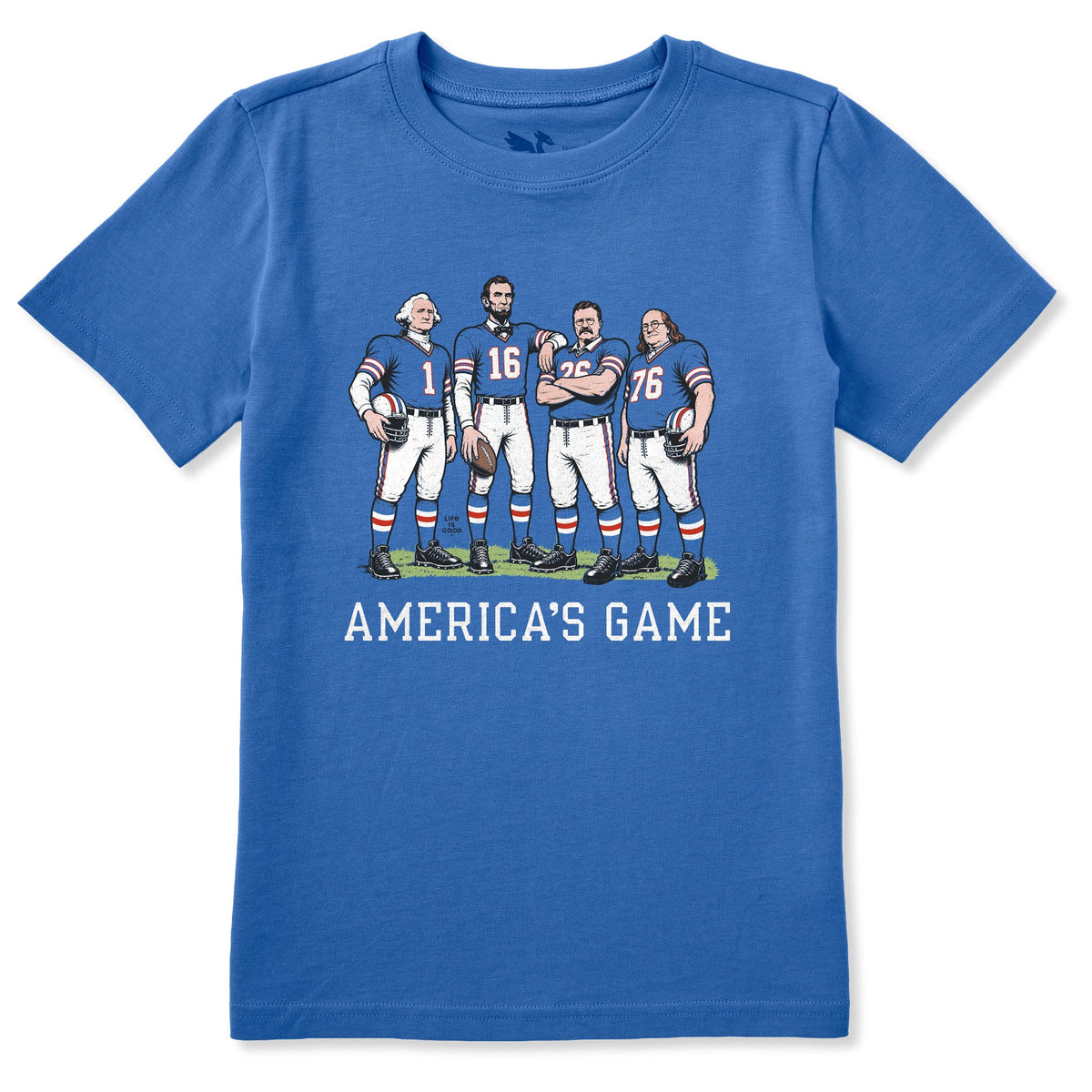 Kids America's Game Founders Short Sleeve Crusher Tee