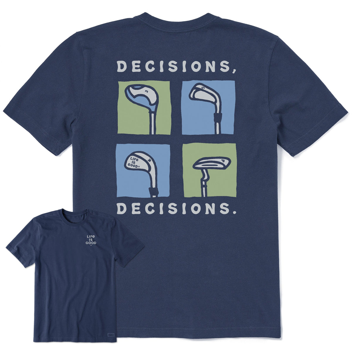 Men's Golf Decisions Short Sleeve Crusher Tee