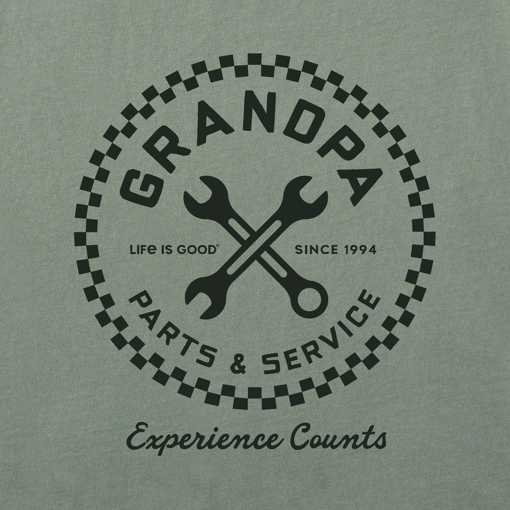 Men's Grandpa Parts and Service Short Sleeve Crusher Tee
