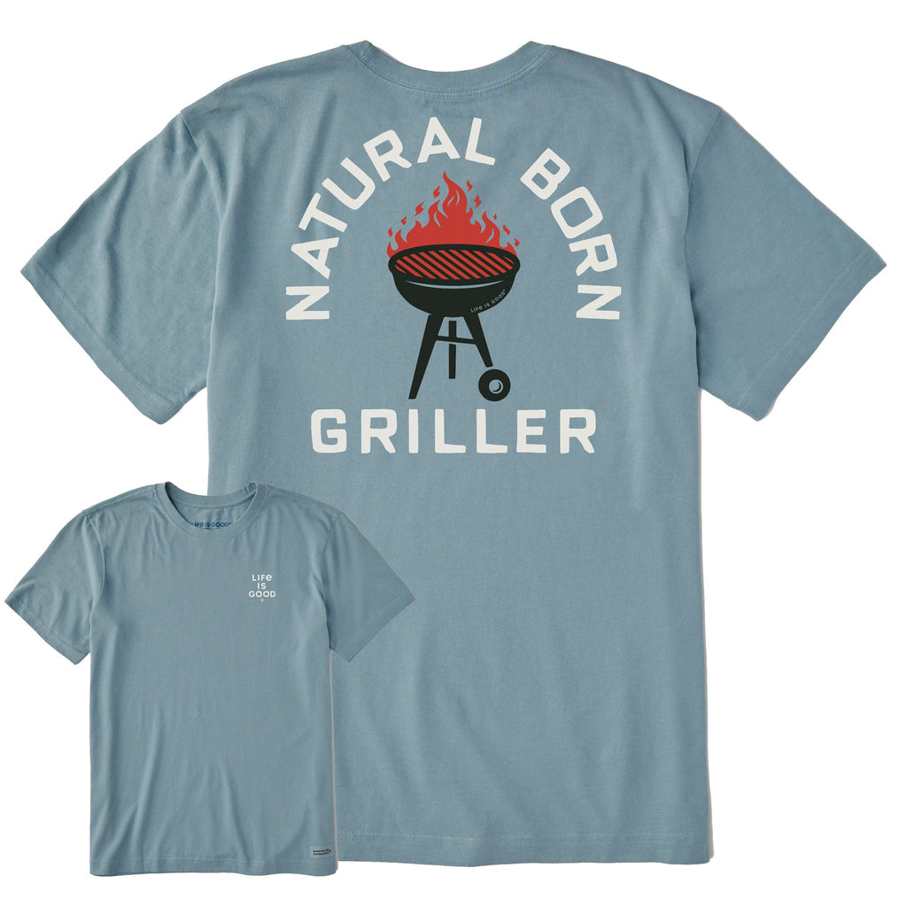 Men's Natural Born Griller Short Sleeve Crusher Tee