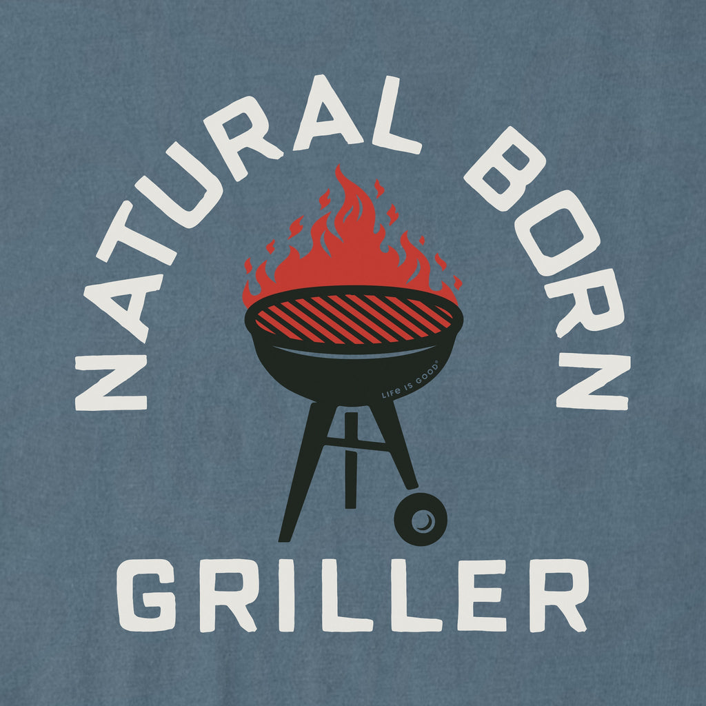 Men's Natural Born Griller Short Sleeve Crusher Tee