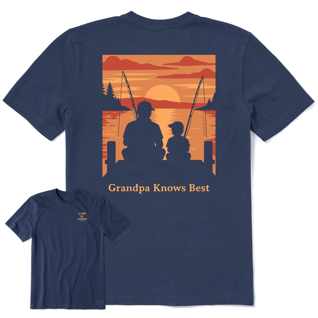 Men's Grandpa Knows Best Short Sleeve Crusher Tee