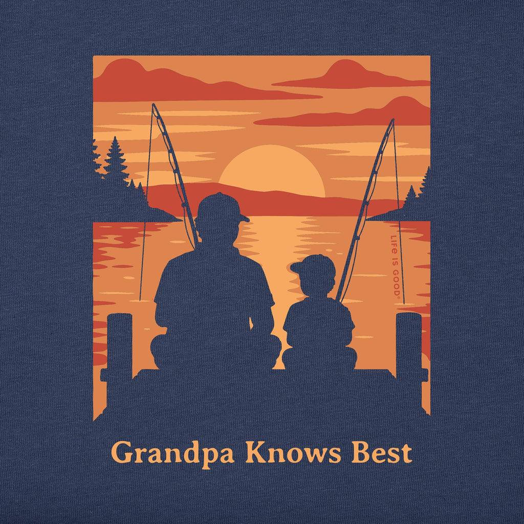Men's Grandpa Knows Best Short Sleeve Crusher Tee