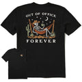 Men's Out of Office Forever Skeleton Short Sleeve Crusher Tee