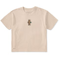 Women's Bear Coffee Short Sleeve Crusher Boxy Tee